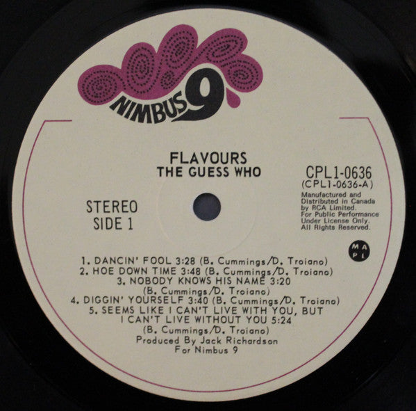 The Guess Who : Flavours (LP, Album)