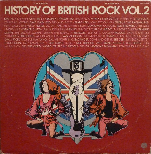 Various : History Of British Rock Vol. 2 (2xLP, Album, Comp)