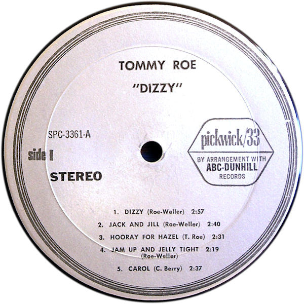 Tommy Roe : Dizzy (LP, Comp)