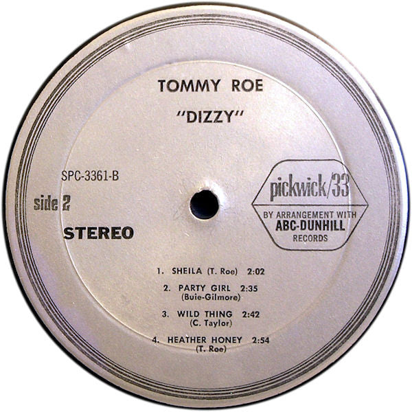 Tommy Roe : Dizzy (LP, Comp)