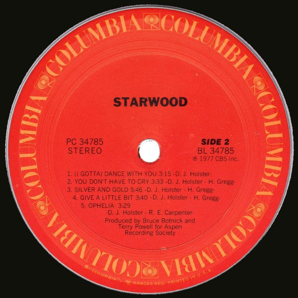 Starwood : Starwood (LP, Album, Ter)
