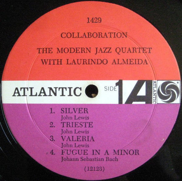 The Modern Jazz Quartet With Laurindo Almeida : Collaboration (LP, Album, Mono, Mon)
