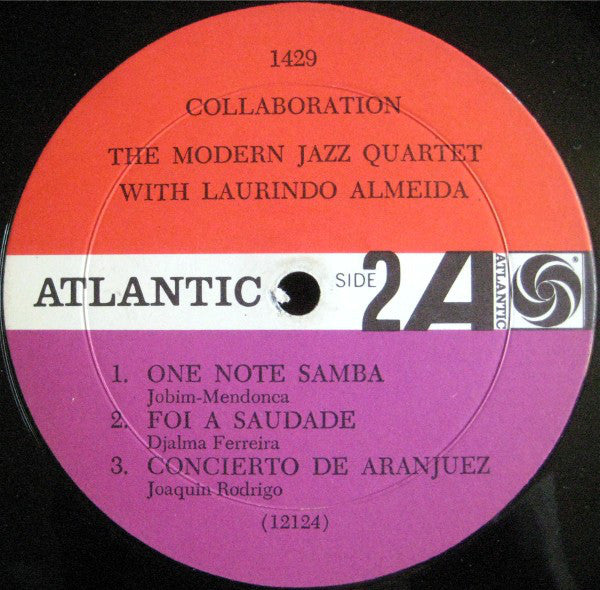 The Modern Jazz Quartet With Laurindo Almeida : Collaboration (LP, Album, Mono, Mon)