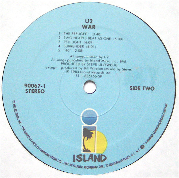 U2 : War (LP, Album, SP )