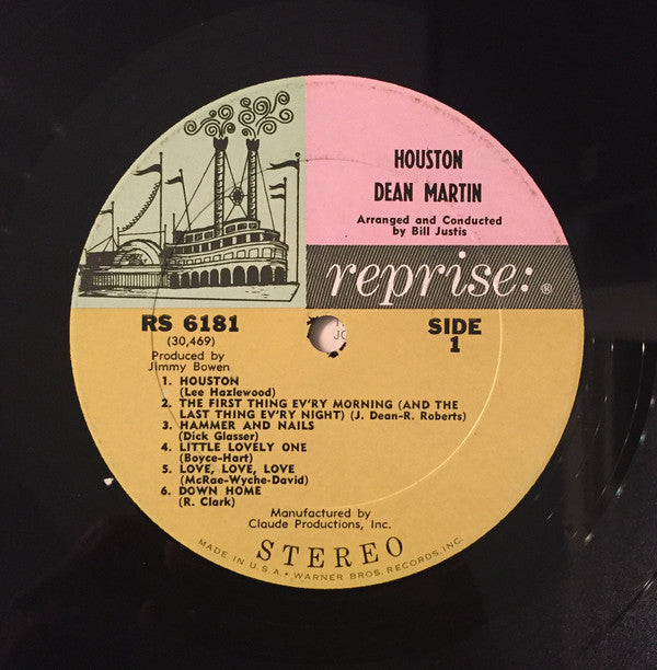 Dean Martin : Houston (LP, Album)