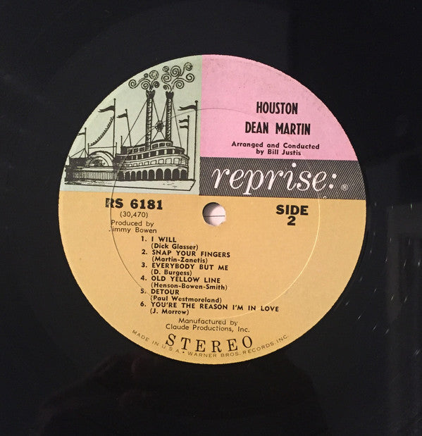 Dean Martin : Houston (LP, Album)