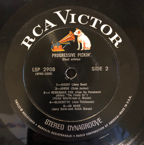 Chet Atkins : Progressive Pickin' (LP, Album, Hol)