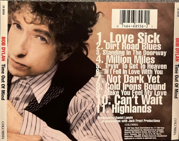 Bob Dylan : Time Out Of Mind (CD, Album, RE)