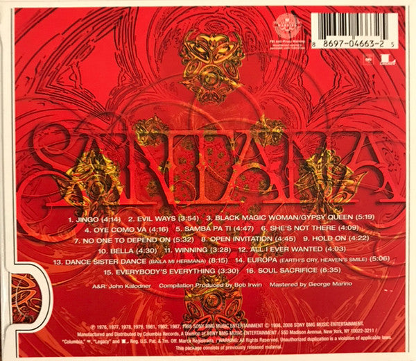Santana : The Best Of Santana (CD, Comp, RE, Dis)