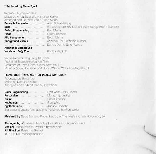 Diana Ross : I Love You (CD, Album)