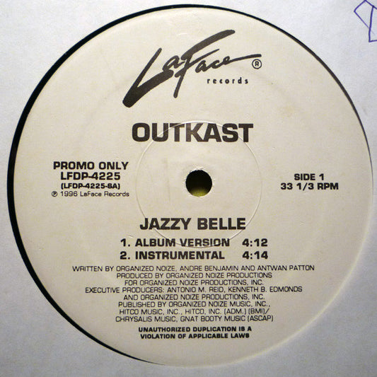 Outkast : Jazzy Belle (12", Promo)