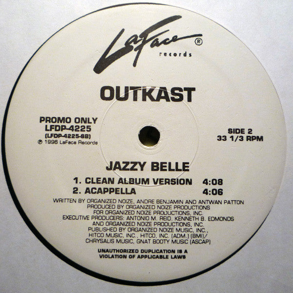 Outkast : Jazzy Belle (12", Promo)