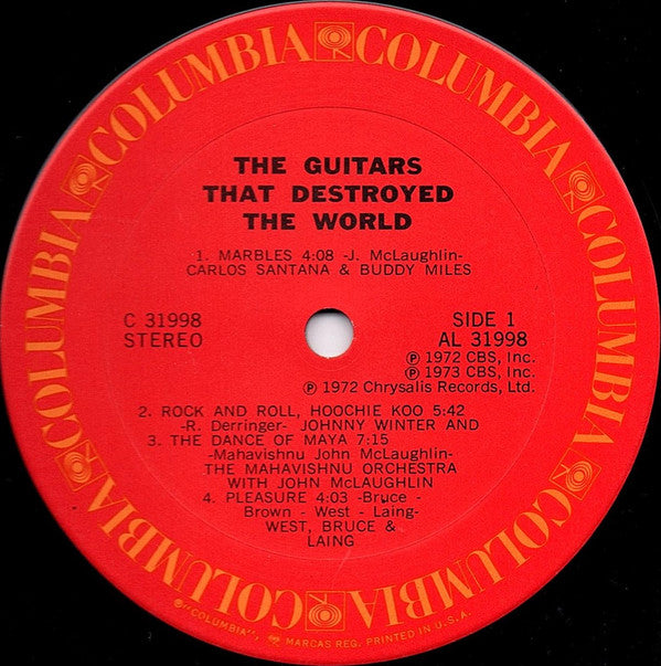 Various : The Guitars That Destroyed The World (LP, Comp)