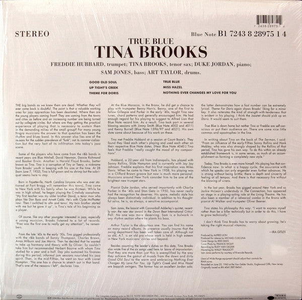 Tina Brooks : True Blue (LP, Album, Ltd, RE, RM, 180)