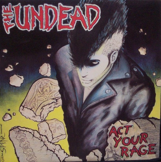 The Undead (2) : Act Your Rage! (LP, Album, Ltd, Blu)