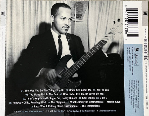 The Funk Brothers : The Best Of The Funk Brothers (CD, Comp, RM, UML)
