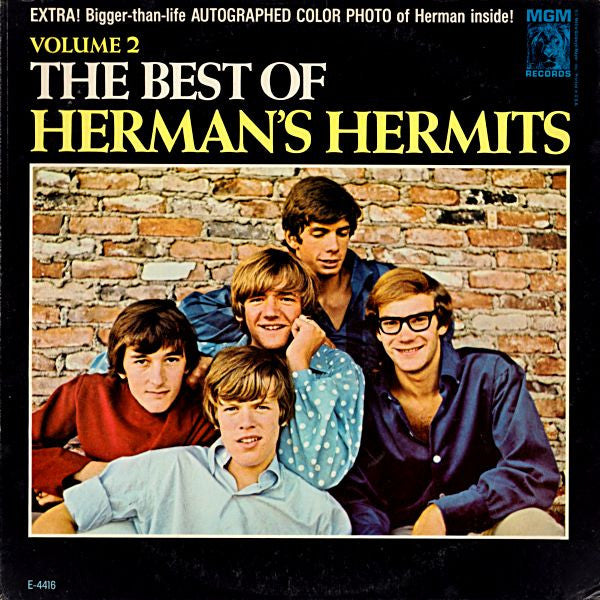 Herman's Hermits : Volume 2: The Best Of Herman's Hermits (LP, Comp, Mono)