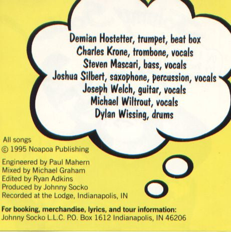 Johnny Socko : Oh, I DO Hope It’s Roast Beef! (CD, EP)