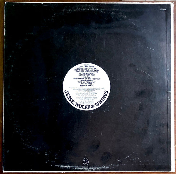 Jesse, Wolff & Whings* : Jesse, Wolff & Whings (LP, Album)