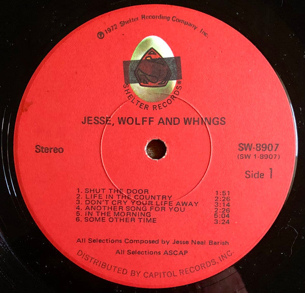 Jesse, Wolff & Whings* : Jesse, Wolff & Whings (LP, Album)