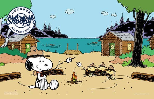 Peanuts - Campfire 11" x 17" Poster