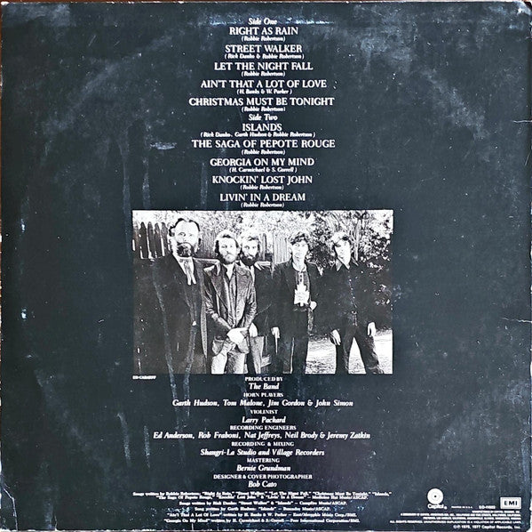 The Band : Islands (LP, Album, Jac)