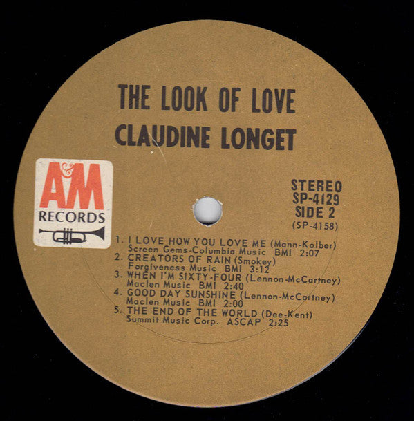 Claudine Longet : The Look Of Love (LP, Album, Ter)