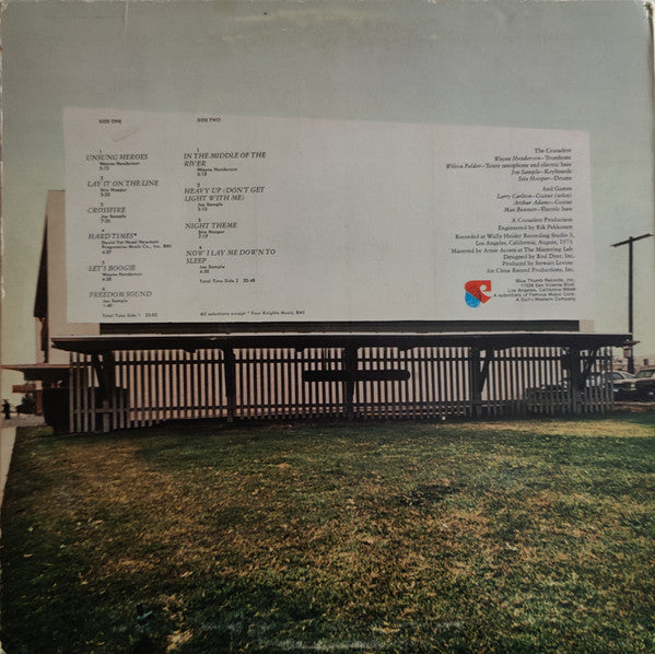 The Crusaders : Unsung Heroes (LP, Album, Pit)