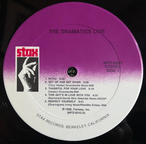 The Dramatics : The Dramatics Live (LP, Album)