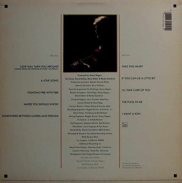 Kenny Rogers : Love Will Turn You Around (LP, Album, Jac)