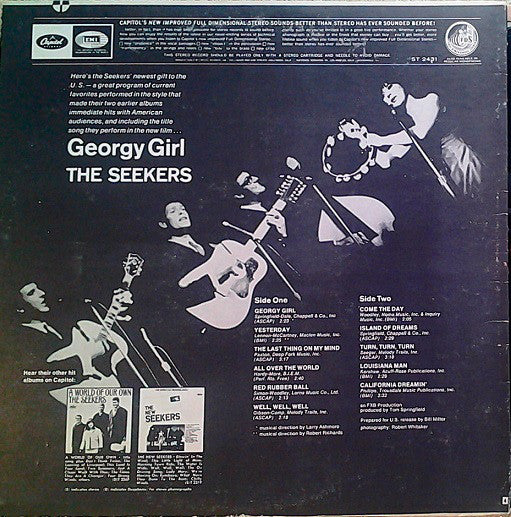 The Seekers : Georgy Girl (LP, Album, Jac)