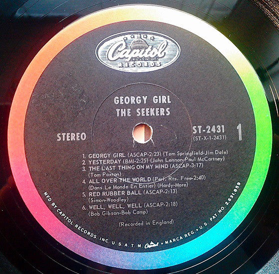 The Seekers : Georgy Girl (LP, Album, Jac)