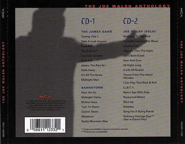 Joe Walsh : Look What I Did! - The Joe Walsh Anthology (2xCD, Comp)