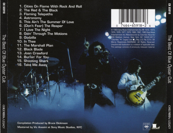 Blue Öyster Cult : Don't Fear The Reaper: The Best Of Blue Öyster Cult (CD, Comp, RM)