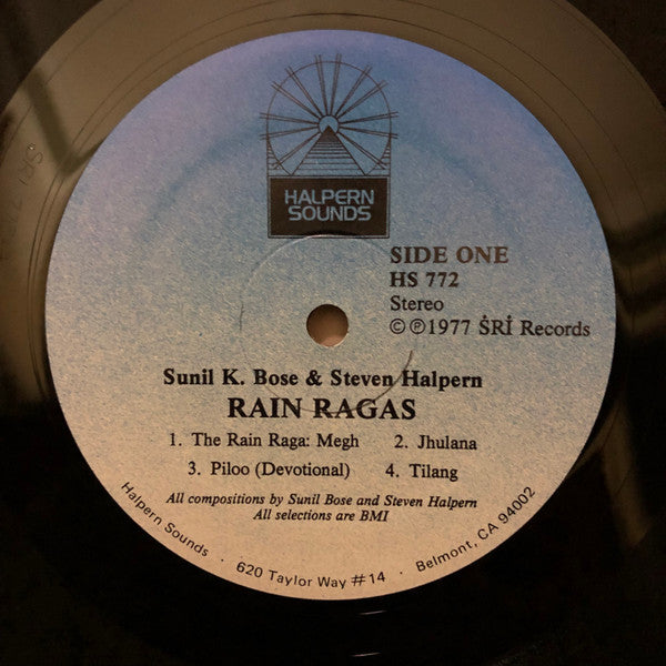 Steven Halpern & Sunil K. Bose : The Rain Meditation (LP, Album)