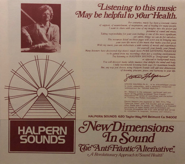 Steven Halpern & Sunil K. Bose : The Rain Meditation (LP, Album)