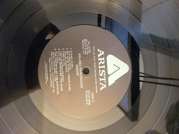 Melissa Manchester : Singin' (LP, Album, RCA)