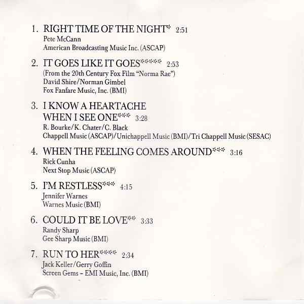 Jennifer Warnes : Best Of Jennifer Warnes (CD, Comp, RE)