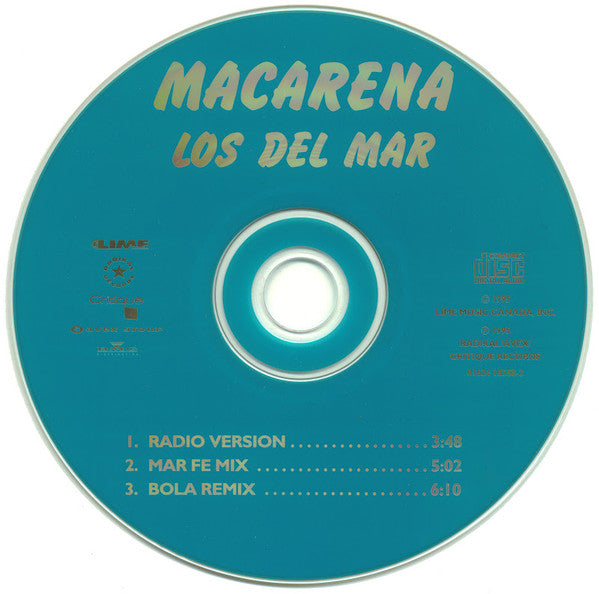 Los Del Mar : Macarena (CD, Maxi)