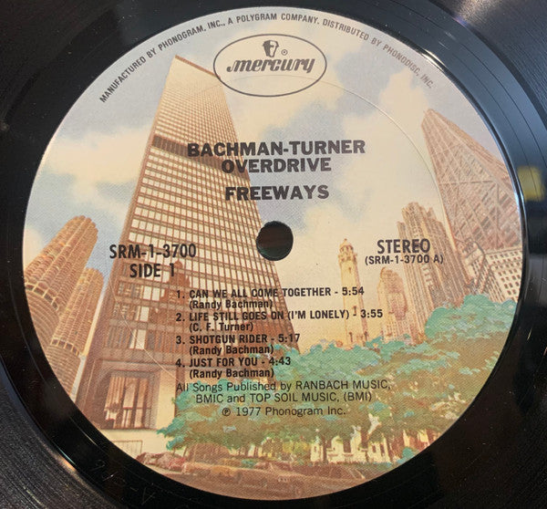 Bachman-Turner Overdrive : Freeways (LP, Album, Club, CRC)