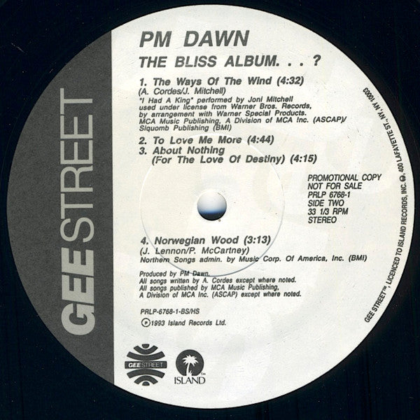 P.M. Dawn : The Bliss Album...? (2xLP, Album, Promo, Gat)