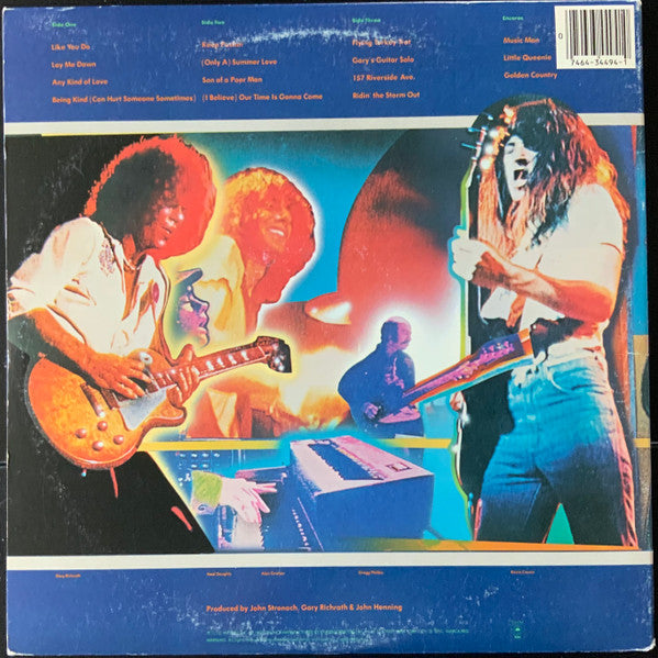REO Speedwagon : Live - You Get What You Play For (2xLP, Album, San)