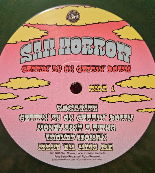 Sam Morrow : Gettin' By On Gettin' Down (LP, Album, Gre)