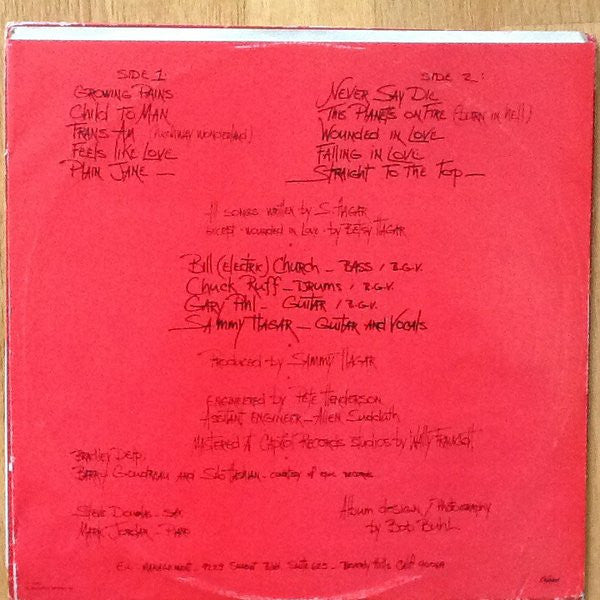 Sammy Hagar : Street Machine (LP, Album)