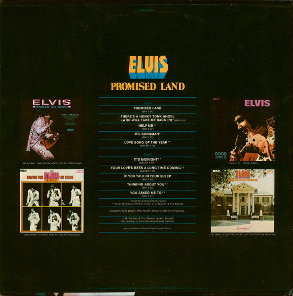 Elvis* : Promised Land (LP, Album, Tan)