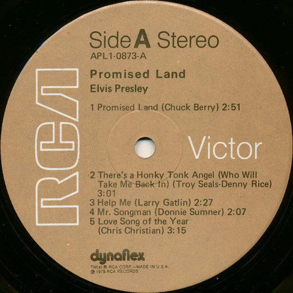 Elvis* : Promised Land (LP, Album, Tan)