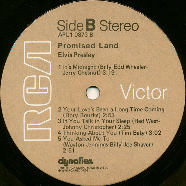 Elvis* : Promised Land (LP, Album, Tan)