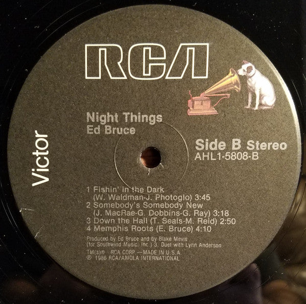 Ed Bruce : Night Things (LP, Album)