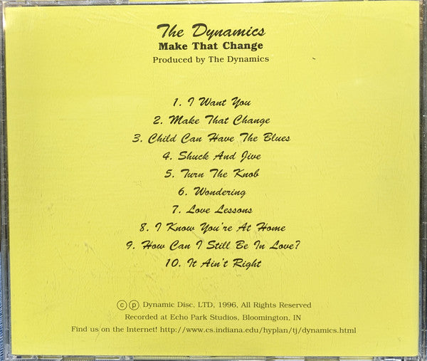 The Dynamics (47) : Make That Change (CD)