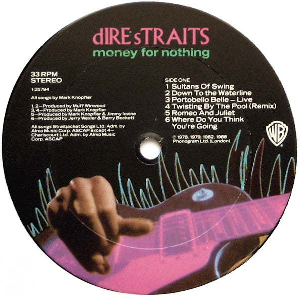 Dire Straits : Money For Nothing (LP, Comp, Club, Col)